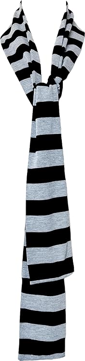 VIVIAN & VINCENT Fall Winter Ultra Soft Knit Striped Scarf